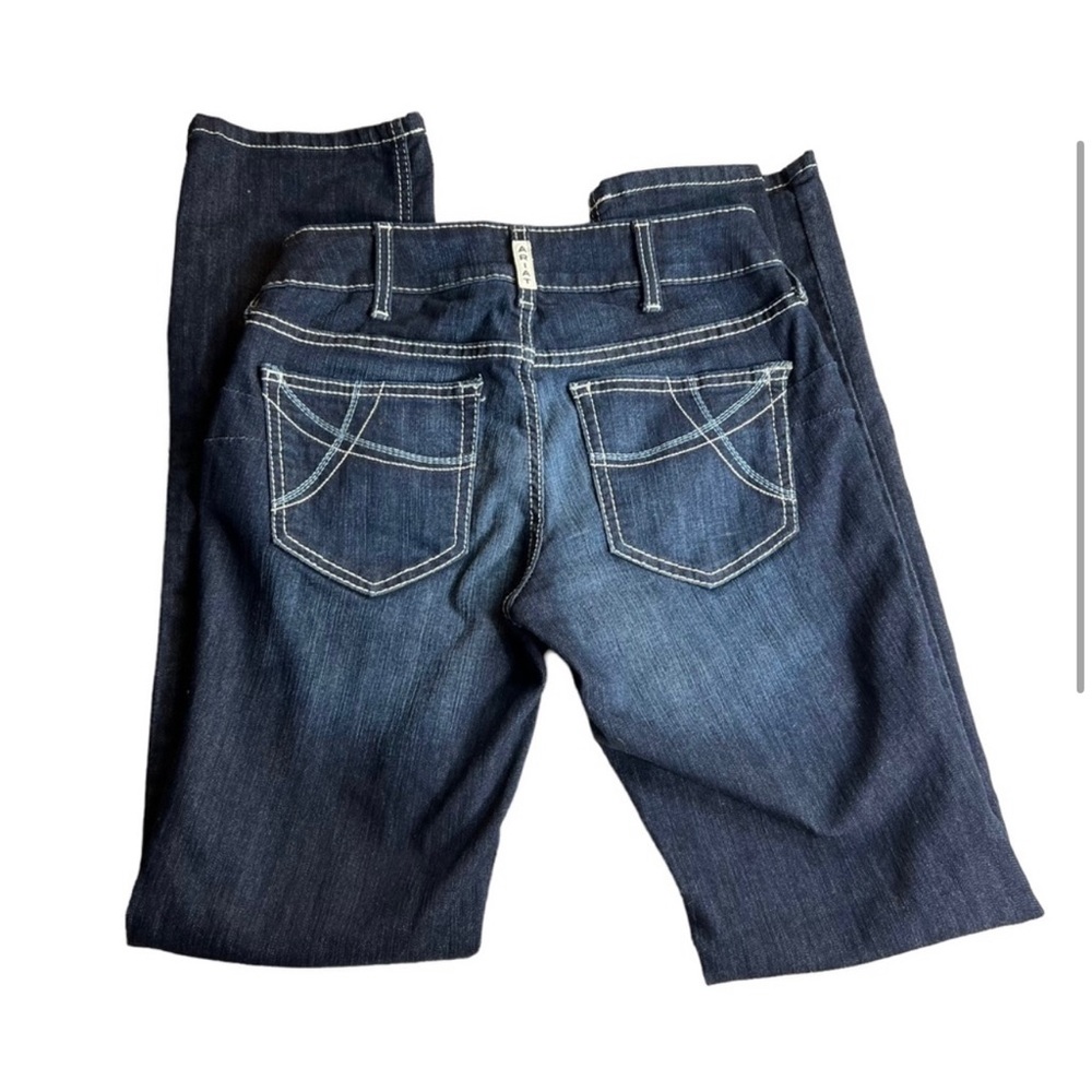 Women’s Ariat Read Mid Rise Straight Leg Denim Jeans